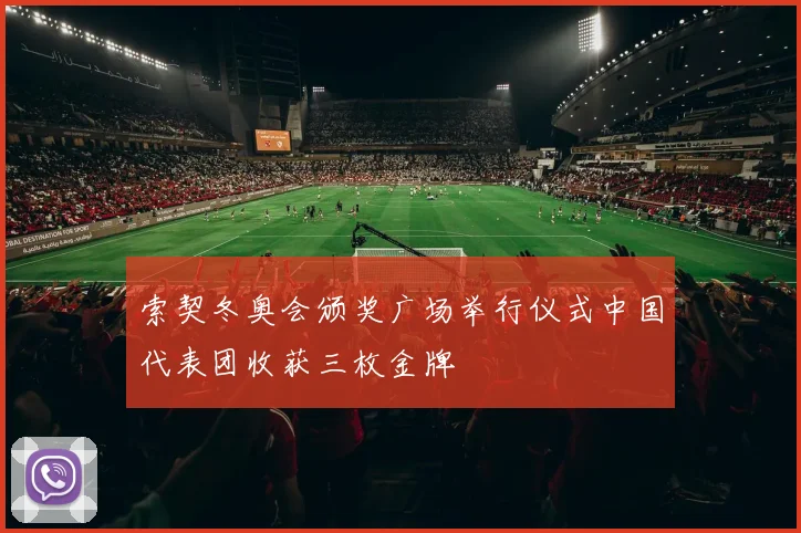 索契冬奥会颁奖广场举行仪式中国代表团收获三枚金牌