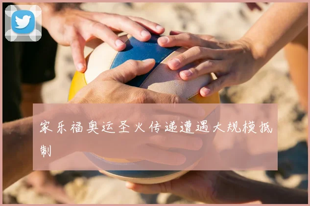 家乐福奥运圣火传递遭遇大规模抵制